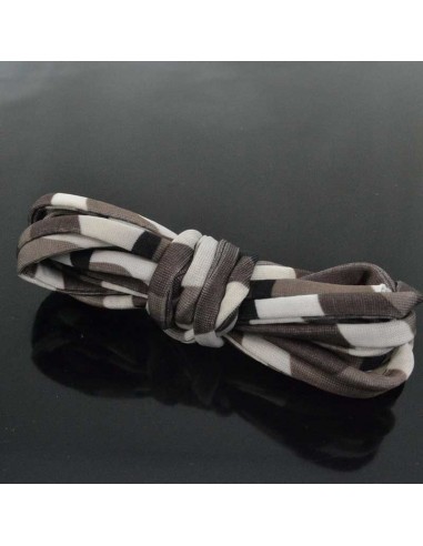 Fettuccia elastica tubolare in Lycra colore Camouflage marrone 0.5cm 3mt | GDO