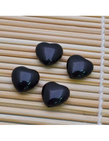 Pietre a forma di cuore onice liscia 12.5 MM 2 pz per orecchini bracciali collana