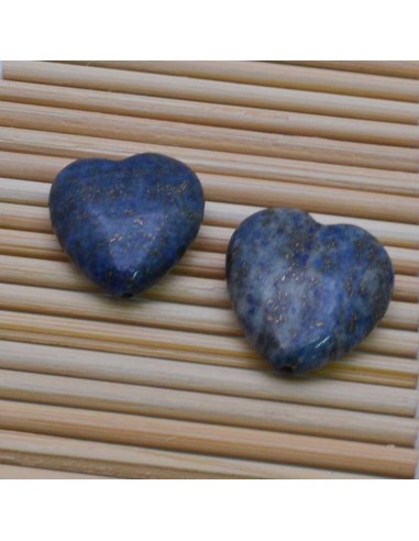 Pietre a forma di cuore lapislazzuli liscia 20mm  per orecchini bracciali collana