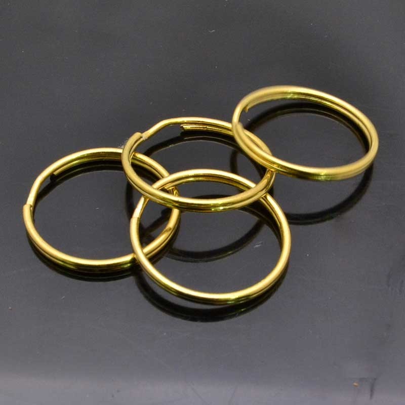 Portachiavi  Anelli Brisè 28 MM  3 PZ Con Catene Base Per Portachiavi Bigiotteria