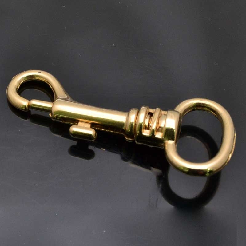 MOSCHETTONE PORTACHIAVI MULTIUSO in ottone  25x75 mm colore oropz 1 per bigiotteria