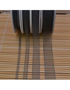 Nastro in organza Grigio perla 240 2mt varie misure Gioie d'Oriente