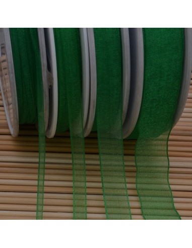 Nastro in organza Verde speranza 229 2mt varie misure Gioie d'Oriente