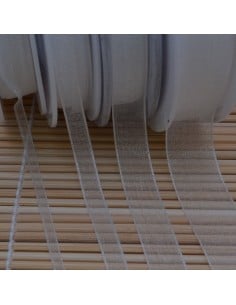 Nastro in organza Bianco perla 272 2mt varie misure Gioie d'Oriente