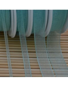 Nastro in organza Verde acqua 273 2mt varie misure Gioie d'Oriente