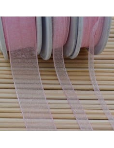 Nastro in organza Rosa 203 2mt varie misure Gioie d'Oriente