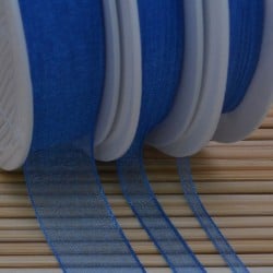 Nastro Organza Bobina Nastro Bomboniere da 0,3 mm 0,6 mm 10 mm 15 mm per 2 metri Blu chiaro 248