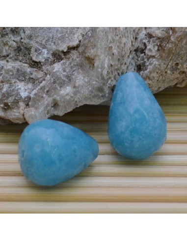 Goccia12x16 mm angelite sfaccettata per tue creazioni