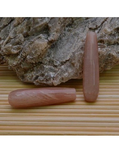Goccia 10 x 40 mm PIETRA DEL SOLE  Sfaccettata misura varia 1 pz  per tue creazioni