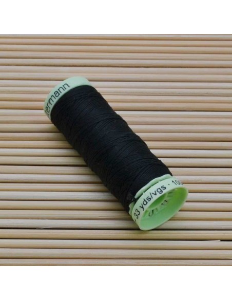 Filo Gutermann Asole 30 poliestere 0,3 mm 30 mt 1pz col. 000 - Gioie d'Oriente