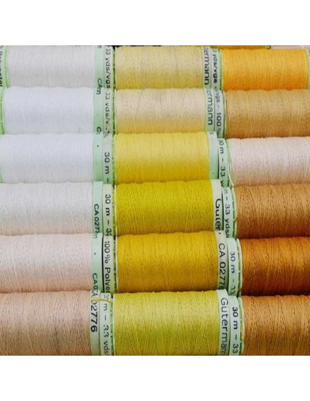 Filo Gutermann Asole 30 poliestere 0,3 mm 30 mt 1pz - Gioie d'Oriente