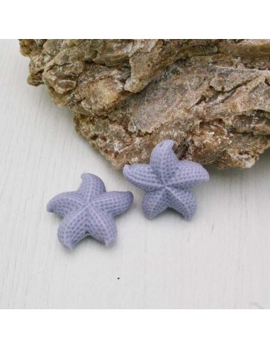 stelle marine in resina 30 mm con foro passante per BIGIOTTERIA