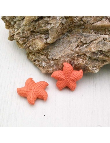 stelle marine in resina 30 mm con foro passante per BIGIOTTERIA