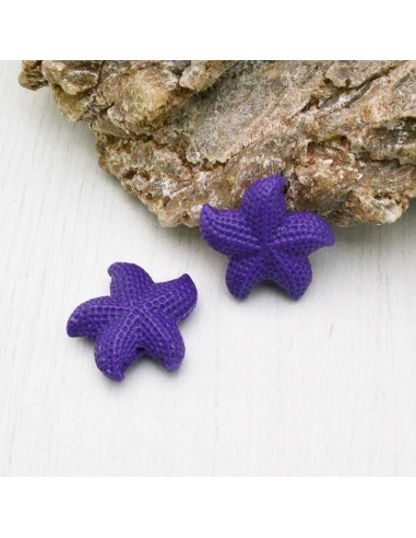 stelle marine in resina 30 mm con foro passante per BIGIOTTERIA