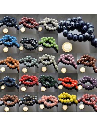 filo perla in ceramica 14/15 mm smaltata per bijoux collana bracciale orecchini 25PZ