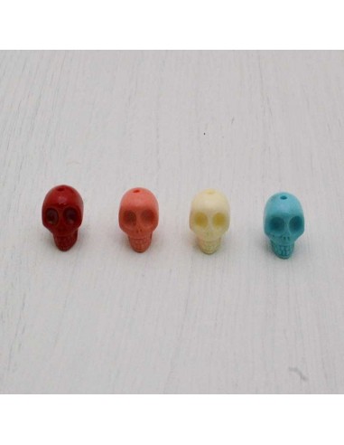 Teschi in resina 2pz 10x13mm