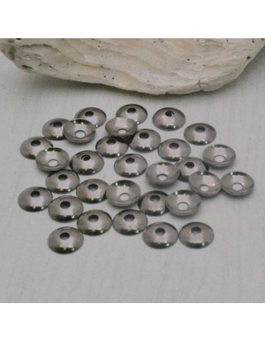 Copri perline lisci in ottone colori varianti 3mm 150pz Gioie d'Oriente