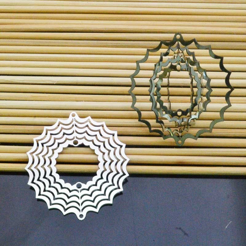filigrana inox acciaio Ciondolo 40 mm  per gioielli