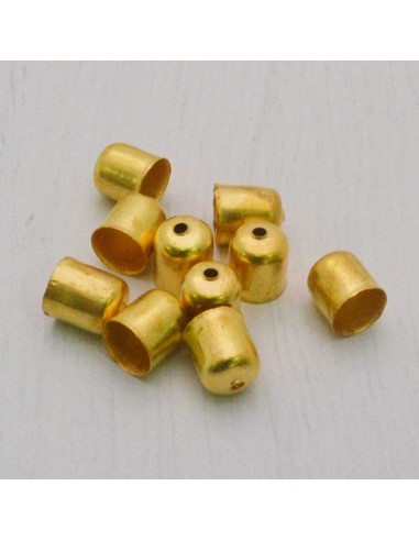 Coppette terminali in metallo colore oro varie misure | GDO