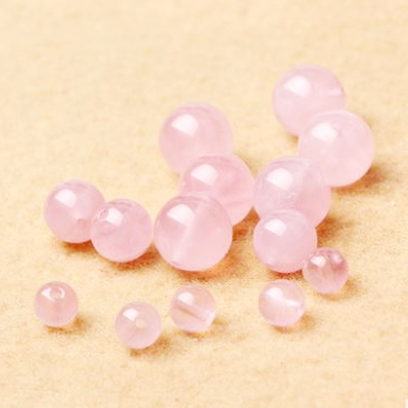 quarzo rosa tondo liscio 3 mm - 20 mm Pietra Dura  per i tuoi gioielli