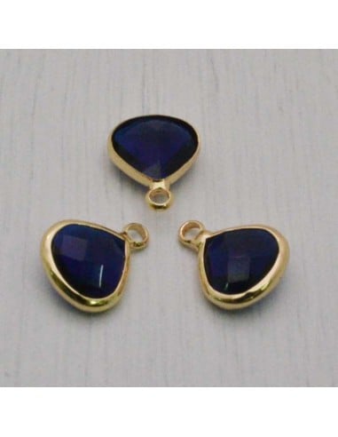 chams  in ottone e cristallo 10 x 13 mm da abbinare a orecchini, collane gioielli 