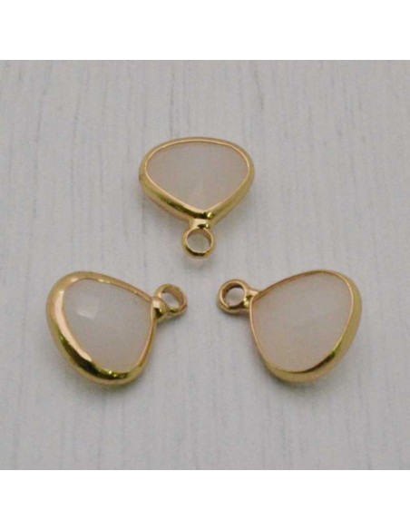 chams  in ottone e cristallo 10 x 13 mm da abbinare a orecchini, collane gioielli 