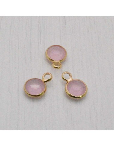 Mini Charms di Cristalli in Vari Colori con Base Oro 6mm 2pz | GDO