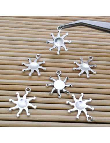 Ciondoli forma di Soli 16 mm 6 Pz per bigiotteria