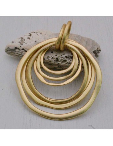 ciondolo ZAMA forma anelli con sette cerchi 60 mm