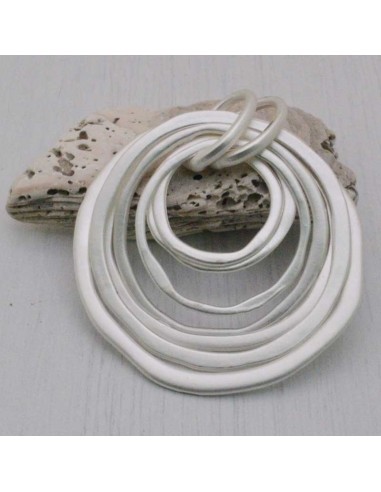 ciondolo ZAMA forma anelli con sette cerchi 60 mm