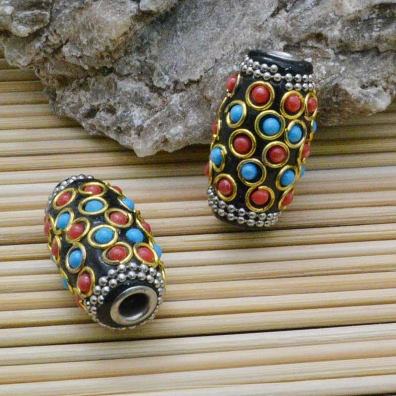 Distanziatore ovale Oriental base nera 18x32 mm foro 4 mm | GDO