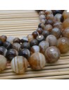 AGATA BOTSWANA tondo sfaccettato 3 mm - 20 mm Pietra Dura  per i tuoi gioielli