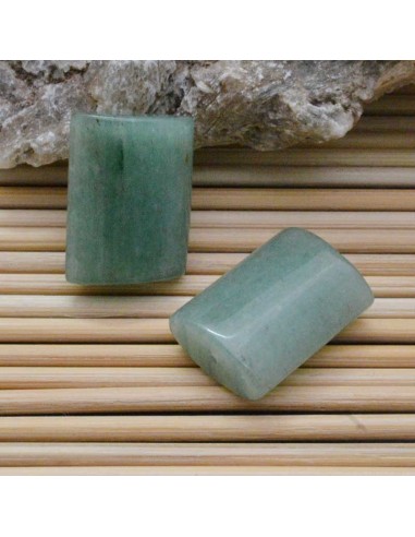 PIETRE DURE Giada rettangolare liscio 16.5 x 22 MM verde  per i tuoi  gioielli