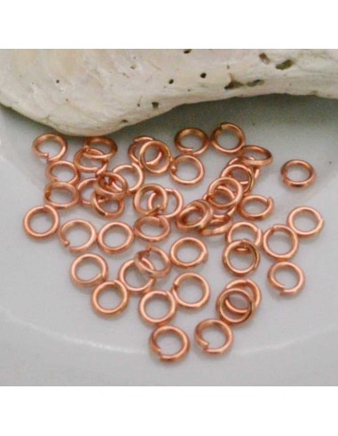 Anellini colore Oro Rosa in Ottone - Misure Assortite | GDO