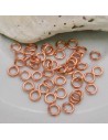 Anellini colore Oro Rosa in Ottone - Misure Assortite | GDO