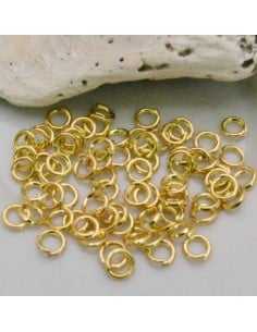 Anellini colore Oro in Ottone - Misure Assortite | GDO 2