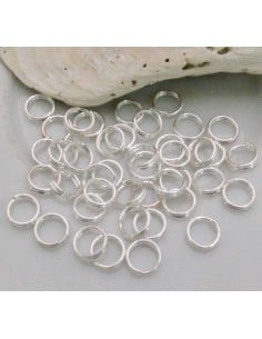 Anellini brisè in ottone, filo 0,7 mm, misure 4-10 mm|GDO