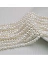 Filo rotonde in madreperla bianca 4 mm 103pz Gioie d'Oriente