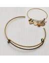 base bracciale rigido A CERCHIO Misure Regolabile BASE PER CIONDOLO
