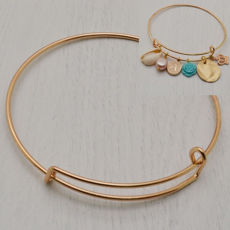 base bracciale rigido A CERCHIO Misure Regolabile BASE PER CIONDOLO