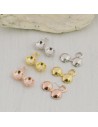 Coprinodo argento 925, con schiaccino, misura 8.5x7mm, set da 10 pezzi, accessori chiusura, marchio Gioie d'Oriente