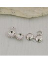 Terminali coprinodo in Argento 925 8.5 x 7 mm 10pz Gioie d'Oriente