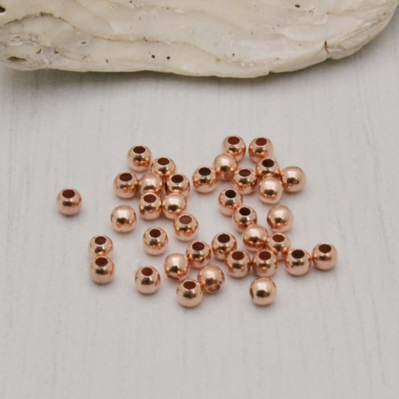 Schiaccini in argento 925% placcato oro rosa per realizzare i tuoi gioielli