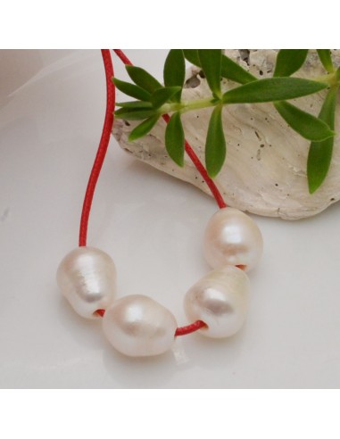 1 pz perle acqua dolce grande foro da 1.5 mm forme Chicchi di Riso 9.5 x 12 mm