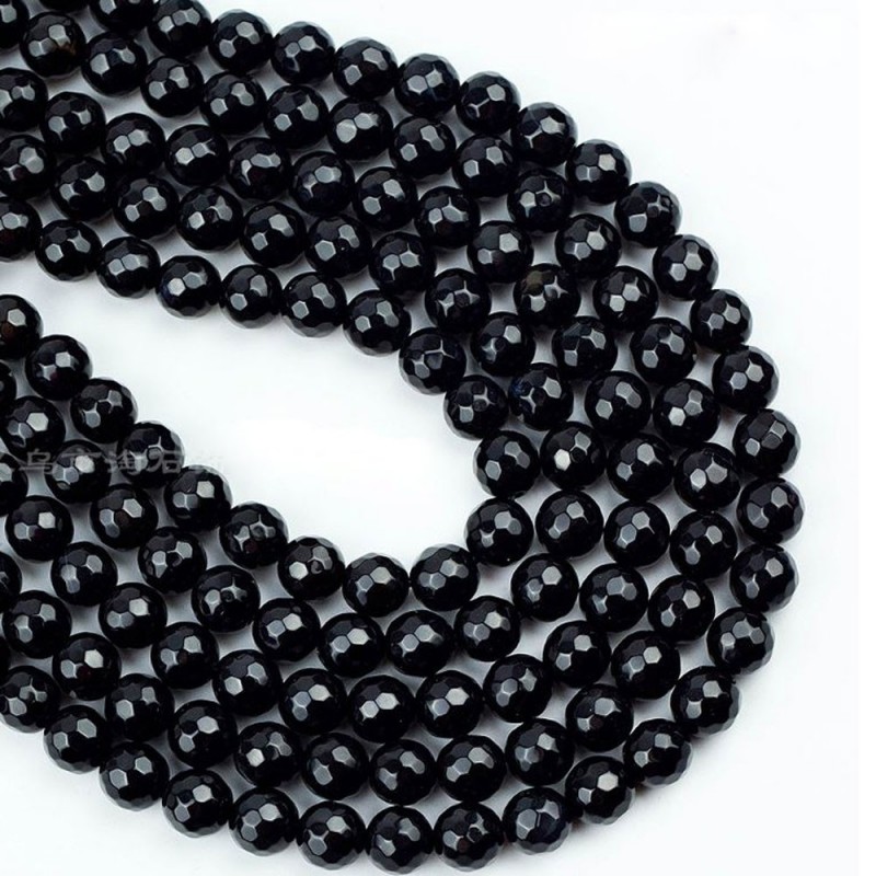 filo pietra onice sfaccettata tonda 4mm 6mm 8mm | GDO