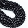 Filo onice nero sfaccettato tondo 4 6 8 mm Gioie d'Oriente