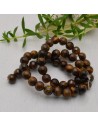 Filo di pietra dura occhio di tigre rotondo liscio 8mm 46pz | GDO