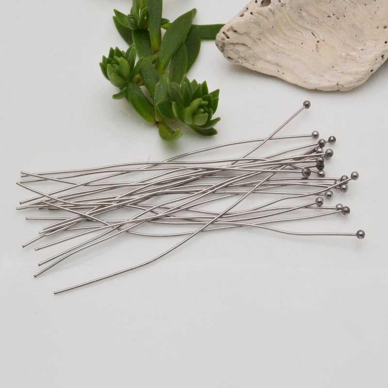 Chiodini con testa a pallina in Acciaio filo 0.5mm 20pz - Varie misure | GDO
