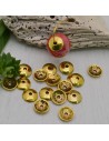 copriperla Copri perline lisci 8 mm 6 mm colore oro antico per fai da te