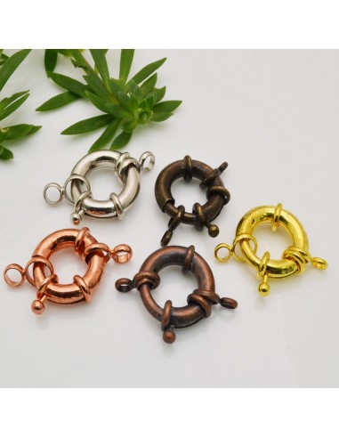 Moschettone Chiusure tondo in ottone 23 x 35 mm per le tuo creazione